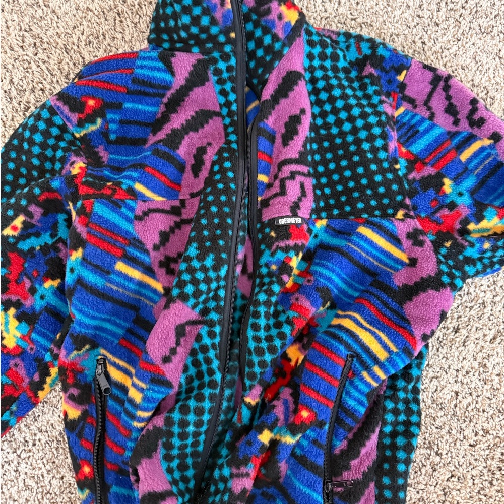 Vintage Obermeyer Ski Geometric Fleece Jacket